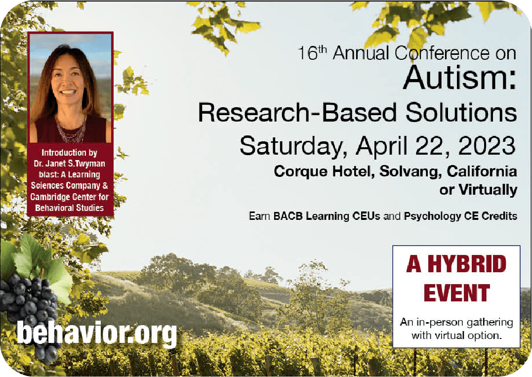 16th Autism Conference Image